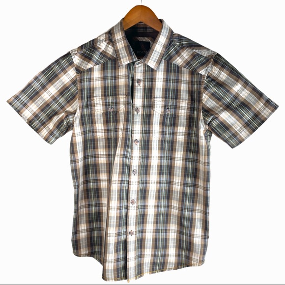 prAna Short Sleeve Button Down Shirt in Large - Picture 2 of 13